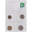 PAKISTAN serie composta da 4 monete Anni misti BB+
