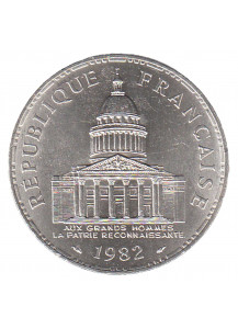 1982 100 Francs Argento Francia Pantheon  FDC