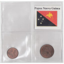 Papua Nuova Guinea set di monete anni misti Spl+
