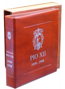 Album specializzato per monete di Pio XII senza kit oro