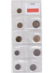 Set composto da 9 monete anni misti Conservazione Bellissime