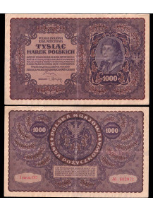 POLONIA 1000 ZLOTYCH 1919 MB+