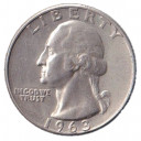1963 - USA Washington Quarter Argento Spl