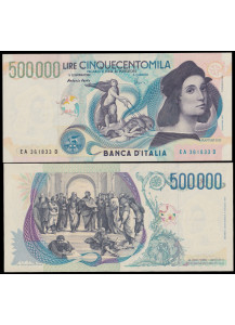 1997 - 500.000 Lire Raffaello Conservazione Fds
