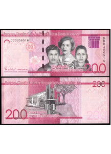 REPUBBLICA DOMINICANA 200 Pesos Dominicanos 2017 Fds