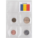 Romania Anni Misti Serie di 4 Monete Quasi Fior di Conio