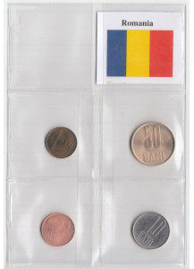Romania Anni Misti Serie di 4 Monete Quasi Fior di Conio