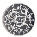 2003 - San Marino 10 Euro Fondo Specchio Olimpiadi Atene Argento