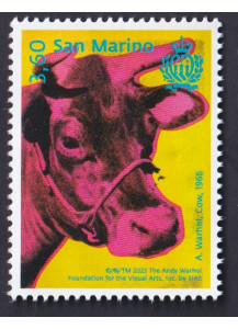 2023 - SAN MARINO 1 valore dedicato a Andy Warhol nuovo