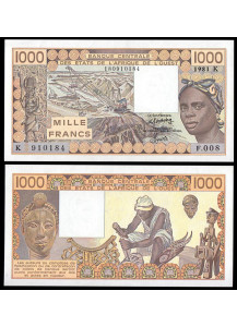 SENEGAL ( W. A. S.) 1000 Francs 1981 Stupenda