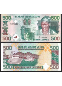 SIERRA LEONE 500 Leones 1998 Fior di Stampa