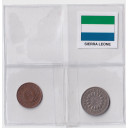 SIERRA LEONE Set composto da Half Cent - 10 cents MB