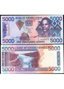 Sierra Leone 5000 Leones 2003 Fior di Stampa