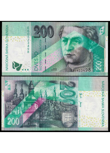 SLOVACCHIA 200 korun 2002 P 41 Fior di Stampa