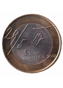 2017 - SLOVENIA 3 Euro SLOVENIA "Dichiarazione di Maggio" Fdc