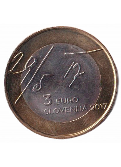 2017 - SLOVENIA 3 Euro SLOVENIA "Dichiarazione di Maggio" Fdc