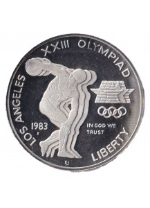 1983 - Stati Uniti  Olimpiadi di Los Angeles Filadelfia Ag Proof