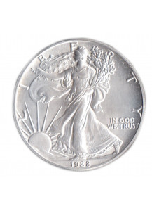 1988 - STATI UNITI 1 Dollaro Liberty Argento Oncia
