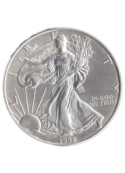 1996 STATI UNITI 1 Dollar  Liberty Argento Oncia