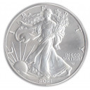 2021 – Stati Uniti 1 Dollar Silver 1 OZ  Liberty Ag. Eagle New Reverse