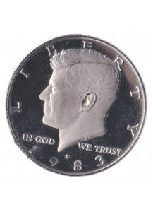 STATI UNITI D'AMERICA Mezzo Dollaro Kennedy 1983 Fondo Specchio