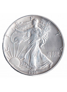 1995 STATI UNITI  1 Dollaro  Liberty Argento Oncia Fdc