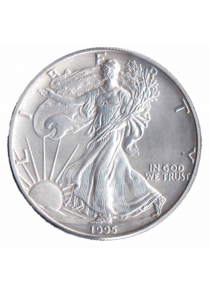 1995 STATI UNITI  1 Dollaro  Liberty Argento Oncia