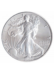2022 – Stati Uniti 1 Dollar Silver 1 OZ  Liberty Ag. Fdc