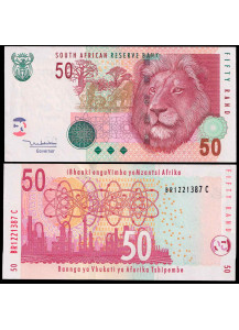 SUD AFRICA 50 Rand 2005 Leone Fior di Stampa