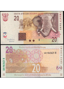 SUD AFRICA 20 Rand 1999 Elefante Fior di Stampa