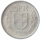 1966 B - 5 Franchi Argento Svizzera Guglielmo Tell Spl