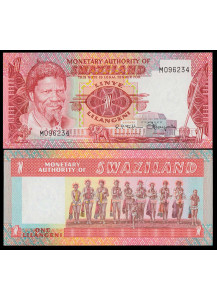 Swaziland 1 Lilangeni King Sobhuza II 1974 Fds