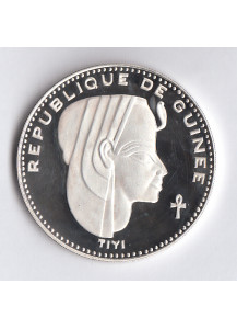 GUINEA 500 Francs 1970 Argento Proof Teyi KM 28
