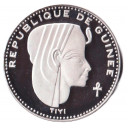 GUINEA 500 Francs 1970 Argento Proof Teyi KM 28