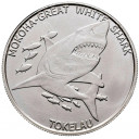 TOKELAU 5 Dollars 2015 Mokoha-Great White Shark Fdc