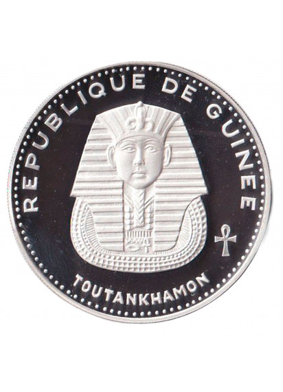 GUINEA 500 Francs 1970 Argento Proof Toutankhamon KM 27