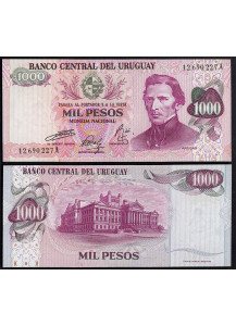 URUGUAY 1000 Pesos 1974 Fior di Stampa
