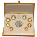 2009 - Papa Benedetto XVI Divisionale  Fondo Specchio Con Medaglia In Argento