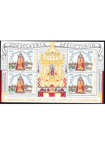 Vaticano 350° anniv. Maria Consolatrice congiunta Lussemburgo 2016