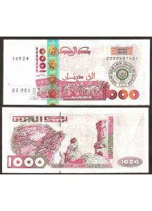 ALGERIA 1000 Dinars 1998 Quasi Fior di Stampa