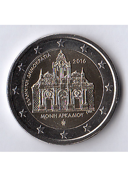 2016 - 2 Euro GRECIA "Monastero di Arkadi" Fdc