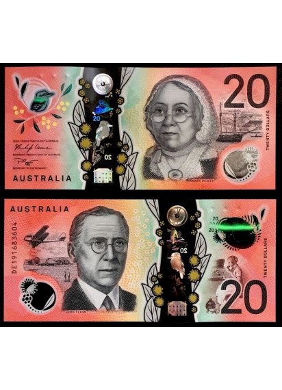 AUSTRALIA 20 Dollars 2019 P 64b Polymer Fior di Stampa