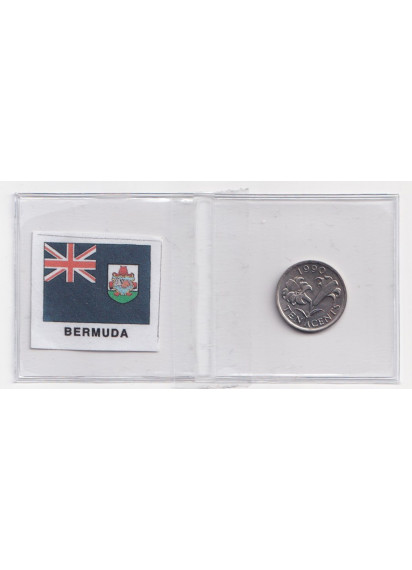 BERMUDA 10 Cents 1990 BB+