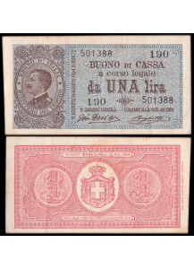 1914 - Vittorio Emanuele III 1 Lira Splendida+