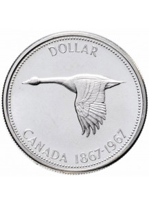 Canada 1 dollar 1967 100th Anniversary of Canada Stupenda