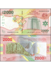 AFRICA CENTRALE  2000 Francs 2020 (2022) Fior di Stampa