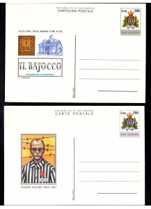 Commemorative cartoline nuove 28.8.1982