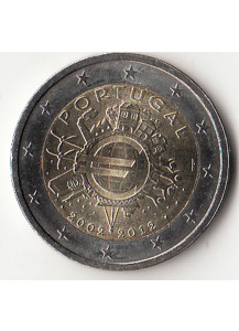 2012 - 2 Euro PORTOGALLO 10° Anniversario euro Fdc