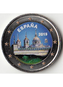 2013 - 2 euro SPAGNA Monastero dell'Escorial Smalatato Fdc