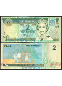 FIJI 2 Dollars 2002 Fior di Stampa